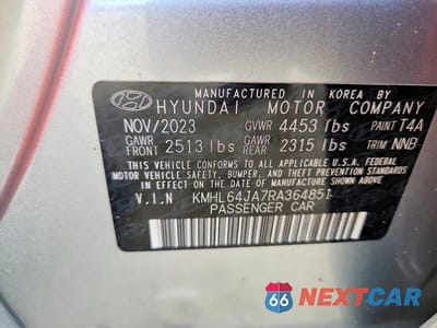 Zdjęcie 12 z 12 samochodu: 2024 HYUNDAI SONATA SEL VIN:KMHL64JA7RA364851 - miniatura