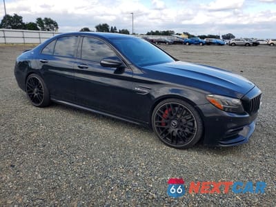Czwarte zdjęcie samochodu z boku: 2021 MERCEDES-BENZ C 63 AMG-S VIN:W1KWF8HB6MR622901 - miniatura