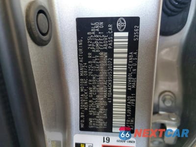 Zdjęcie 13 z 13 samochodu: 2025 TOYOTA CAMRY LE VIN:4T1DAACK9SU530072 - miniatura