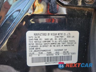 Zdjęcie 12 z 12 samochodu: 2006 INFINITI M35 BASE VIN:JNKAY01F66M253145 - miniatura