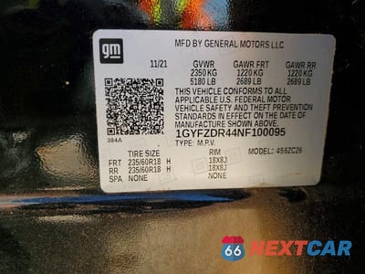 Zdjęcie 13 z 13 samochodu: 2022 CADILLAC XT4 PREMIUM LUXURY VIN:1GYFZDR44NF100095 - miniatura