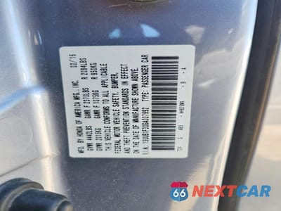 Zdjęcie 12 z 12 samochodu: 2016 ACURA TLX VIN:19UUB1F30GA007992 - miniatura