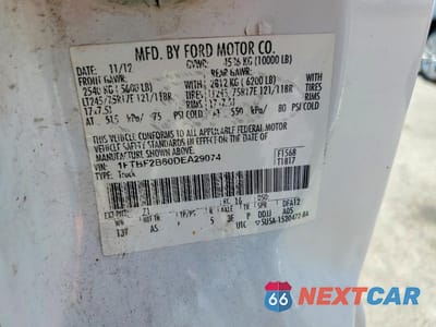 Zdjęcie 12 z 12 samochodu: 2013 FORD F250 SUPER DUTY VIN:1FTBF2B60DEA29074 - miniatura