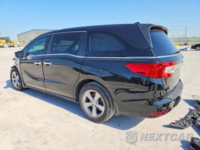 Drugie zdjęcie samochodu z przodu: 2018 HONDA ODYSSEY EXL VIN:5FNRL6H79JB046111 - miniatura