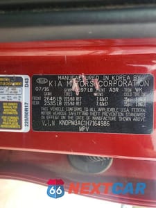 Zdjęcie 13 z 13 samochodu: 2017 KIA SPORTAGE LX VIN:KNDPM3AC1H7164986 - miniatura