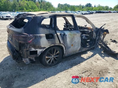 Trzecie zdjęcie samochodu z tyłu: 2019 BMW X3 XDRIVE30I VIN:5UXTR9C55KLD95276 - miniatura