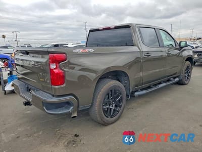 Trzecie zdjęcie samochodu z tyłu: 2023 CHEVROLET SILVERADO K1500 LT VIN:1GCPDDEK6PZ233066 - miniatura