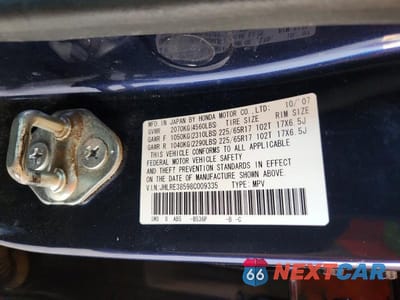 Zdjęcie 13 z 13 samochodu: 2008 HONDA CR-V EX VIN:JHLRE38598C009335 - miniatura