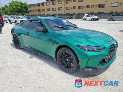 Czwarte zdjęcie samochodu z boku: 2026 BMW M4 COMPETITION VIN:WBS33HK04TCV87881 - miniatura