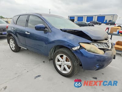 Czwarte zdjęcie samochodu z boku: 2009 NISSAN MURANO S VIN:JN8AZ18UX9W100306 - miniatura