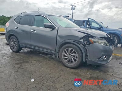 Czwarte zdjęcie samochodu z boku: 2016 NISSAN ROGUE SL VIN:5N1AT2MT9GC870250 - miniatura