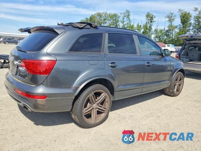 Trzecie zdjęcie samochodu z tyłu: 2013 AUDI Q7 PRESTIGE VIN:WA1DGAFE9DD014767 - miniatura