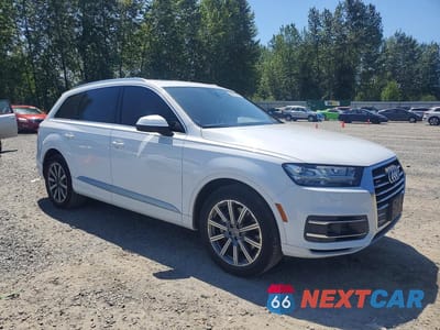Czwarte zdjęcie samochodu z boku: 2018 AUDI Q7 PREMIUM PLUS VIN:WA1LAAF72JD024714 - miniatura