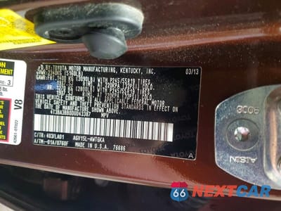 Zdjęcie 13 z 13 samochodu: 2013 TOYOTA VENZA XLE VIN:4T3BA3BB0DU043387 - miniatura