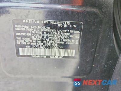 Zdjęcie 13 z 13 samochodu: 2015 SUBARU FORESTER 2.5I VIN:JF2SJABC6FH555792 - miniatura
