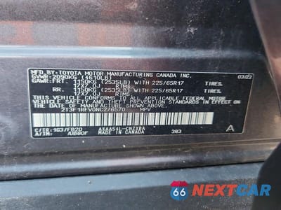 Zdjęcie 12 z 12 samochodu: 2022 TOYOTA RAV4 LE VIN:2T3F1RFV0NC276570 - miniatura