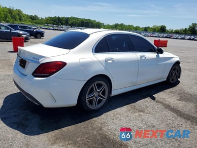 Trzecie zdjęcie samochodu z tyłu: 2020 MERCEDES-BENZ C 300 4MATIC VIN:WDDWF8EB3LR551305 - miniatura