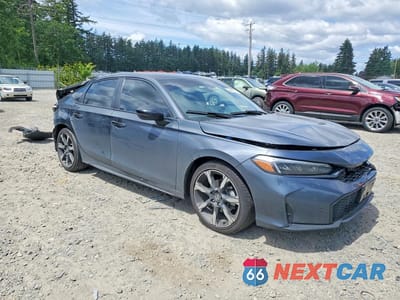 Czwarte zdjęcie samochodu z boku: 2025 HONDA CIVIC SPORT TOURING VIN:19XFL4H91SE003303 - miniatura