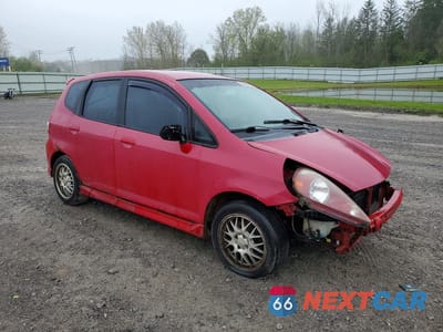 Czwarte zdjęcie samochodu z boku: 2007 HONDA FIT S VIN:JHMGD37617S037196 - miniatura