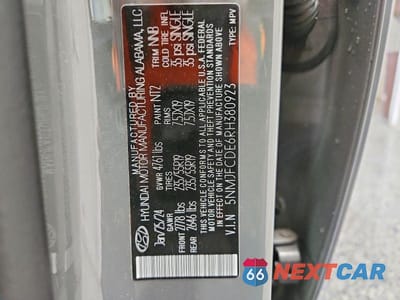 Zdjęcie 13 z 13 samochodu: 2024 HYUNDAI TUCSON SEL VIN:5NMJFCDE6RH380923 - miniatura