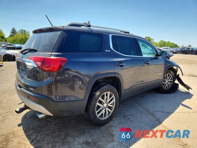 Trzecie zdjęcie samochodu z tyłu: 2018 GMC ACADIA SLE VIN:1GKKNSLS7JZ203150 - miniatura