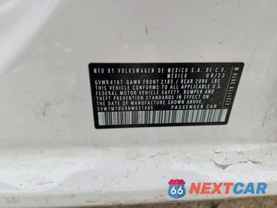Zdjęcie 13 z 13 samochodu: 2022 VOLKSWAGEN JETTA SE VIN:3VW7M7BU9NM031485 - miniatura