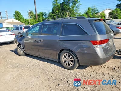 Drugie zdjęcie samochodu z przodu: 2016 HONDA ODYSSEY EXL VIN:5FNRL5H68GB072533 - miniatura