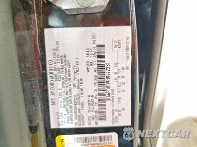 Zdjęcie 12 z 12 samochodu: 2017 FORD FUSION SE VIN:3FA6P0HD9HR292231 - miniatura
