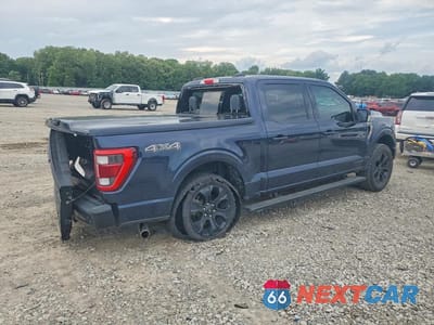 Trzecie zdjęcie samochodu z tyłu: 2022 FORD F150 SUPERCREW VIN:1FTFW1EDXNFB33055 - miniatura