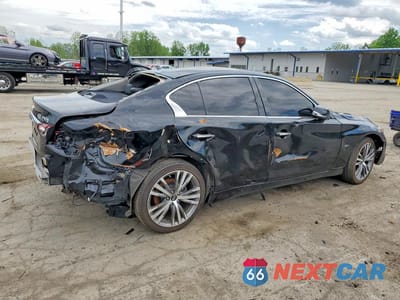 Trzecie zdjęcie samochodu z tyłu: 2018 INFINITI Q50 3.0T SPORT VIN:JN1EV7AR2JM441204 - miniatura