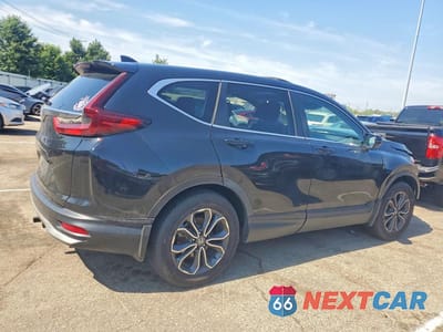 Trzecie zdjęcie samochodu z tyłu: 2021 HONDA CR-V EX VIN:5J6RW2H59ML001387 - miniatura