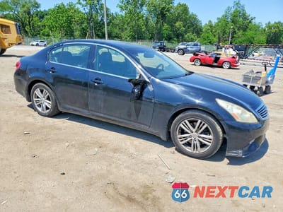 Czwarte zdjęcie samochodu z boku: 2010 INFINITI G37 SEDAN BASE VIN:JN1CV6AP4AM204424 - miniatura