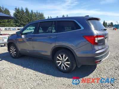 Drugie zdjęcie samochodu z przodu: 2019 HONDA PILOT EXL VIN:5FNYF6H52KB056630 - miniatura