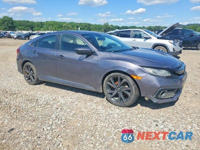 Czwarte zdjęcie samochodu z boku: 2019 HONDA CIVIC SPORT VIN:19XFC2F81KE037546 - miniatura