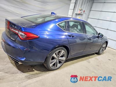 Trzecie zdjęcie samochodu z tyłu: 2021 ACURA TLX ADVANCE VIN:19UUB6F67MA009273 - miniatura