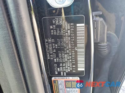 Zdjęcie 13 z 13 samochodu: 2023 KIA SORENTO LX VIN:5XYRG4LC0PG207928 - miniatura