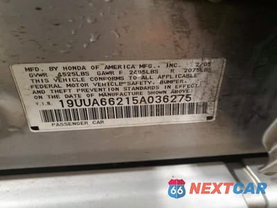 Zdjęcie 13 z 13 samochodu: 2005 ACURA TL VIN:19UUA66215A036275 - miniatura