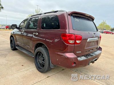 Trzecie zdjęcie samochodu z tyłu: 2008 TOYOTA SEQUOIA LIMITED VIN:5TDBY68A68S011143 - miniatura