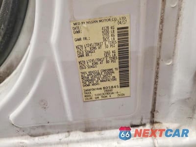 Zdjęcie 14 z 14 samochodu: 2017 NISSAN NV 2500 DELIVERY VAN VIN:1N6BF0KY4HN805845 - miniatura