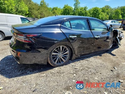 Trzecie zdjęcie samochodu z tyłu: 2020 NISSAN MAXIMA PLATINUM VIN:1N4AA6FV0LC385740 - miniatura