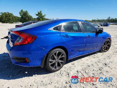 Trzecie zdjęcie samochodu z tyłu: 2019 HONDA CIVIC SPORT VIN:19XFC2F80KE039725 - miniatura