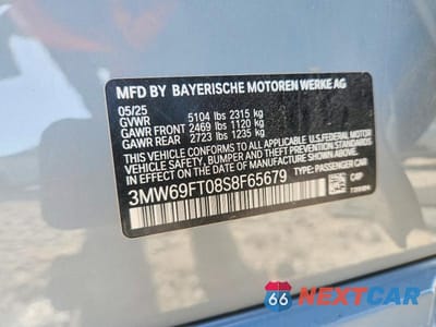 Zdjęcie 13 z 13 samochodu: 2025 BMW M340XI VIN:3MW69FT08S8F65679 - miniatura