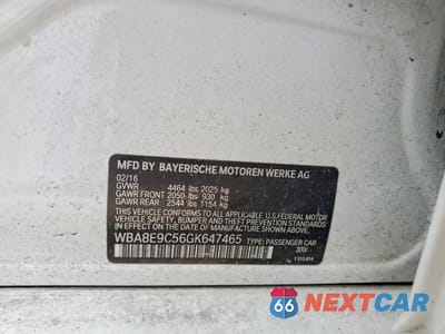 Zdjęcie 12 z 12 samochodu: 2016 BMW 328 I SULEV VIN:WBA8E9C56GK647465 - miniatura
