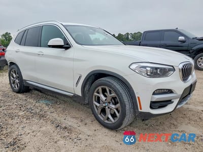 Czwarte zdjęcie samochodu z boku: 2021 BMW X3 SDRIVE30I VIN:5UXTY3C03M9D81820 - miniatura