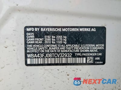 Zdjęcie 12 z 12 samochodu: 2026 BMW 530 I VIN:WBA43FJ08TCV32932 - miniatura