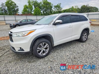 2015 TOYOTA HIGHLANDER XLE 5TDKKRFH4FS112942 - główne zdjęcie licytacji z USA - miniatura