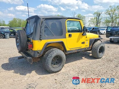 Trzecie zdjęcie samochodu z tyłu: 2006 JEEP WRANGLER X VIN:1J4FA39S16P761224 - miniatura