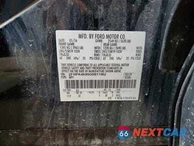 Zdjęcie 13 z 13 samochodu: 2016 FORD EDGE TITANIUM VIN:2FMPK4K89GBB11962 - miniatura