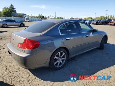 Trzecie zdjęcie samochodu z tyłu: 2005 INFINITI G35 BASE VIN:JNKCV51E75M217288 - miniatura