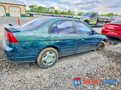 Trzecie zdjęcie samochodu z tyłu: 2002 HONDA CIVIC EX VIN:2HGES26722H512553 - miniatura